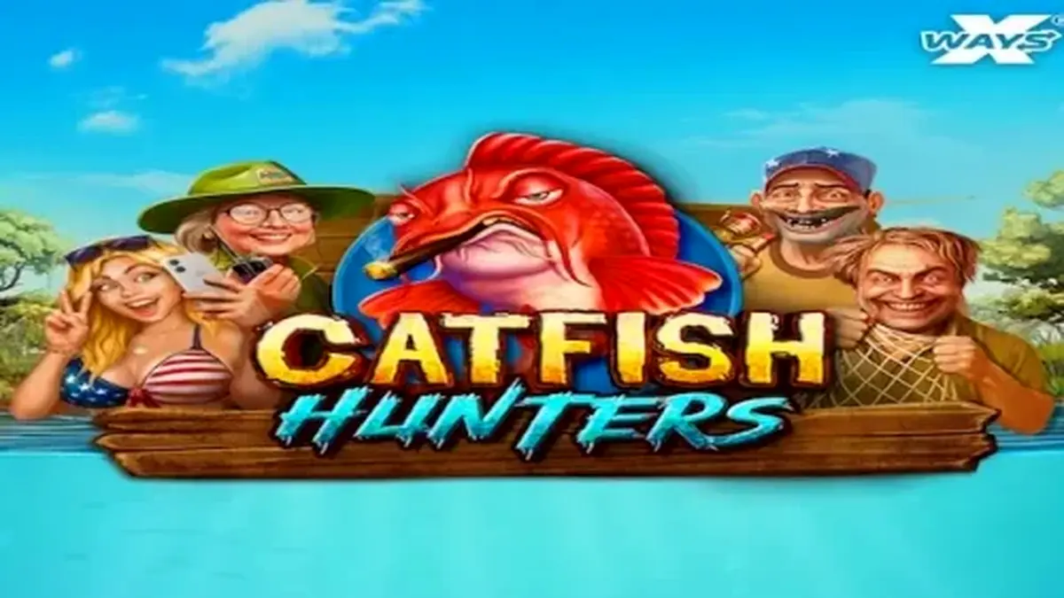 Catfish Hunters slot game theme featuring swampy river atmosphere